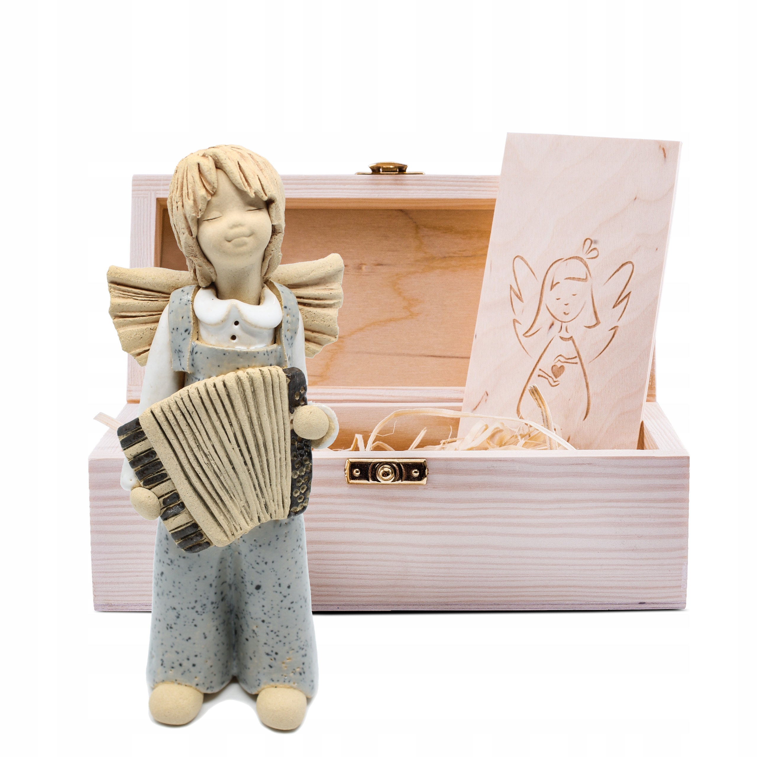 

Anioł z Akordeonem Ozdoba Upominek