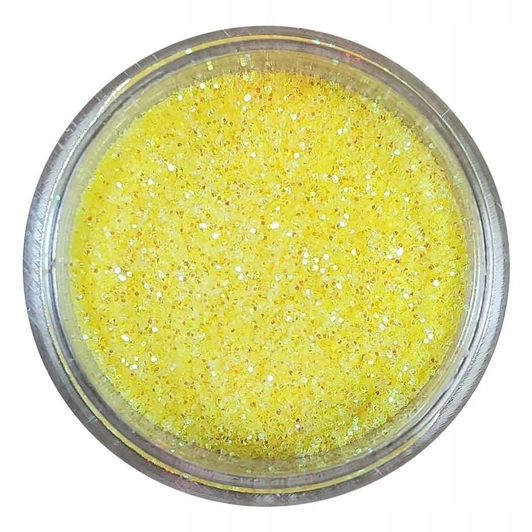 

Pyłek New Yellow brokat do zdobienia paznokci