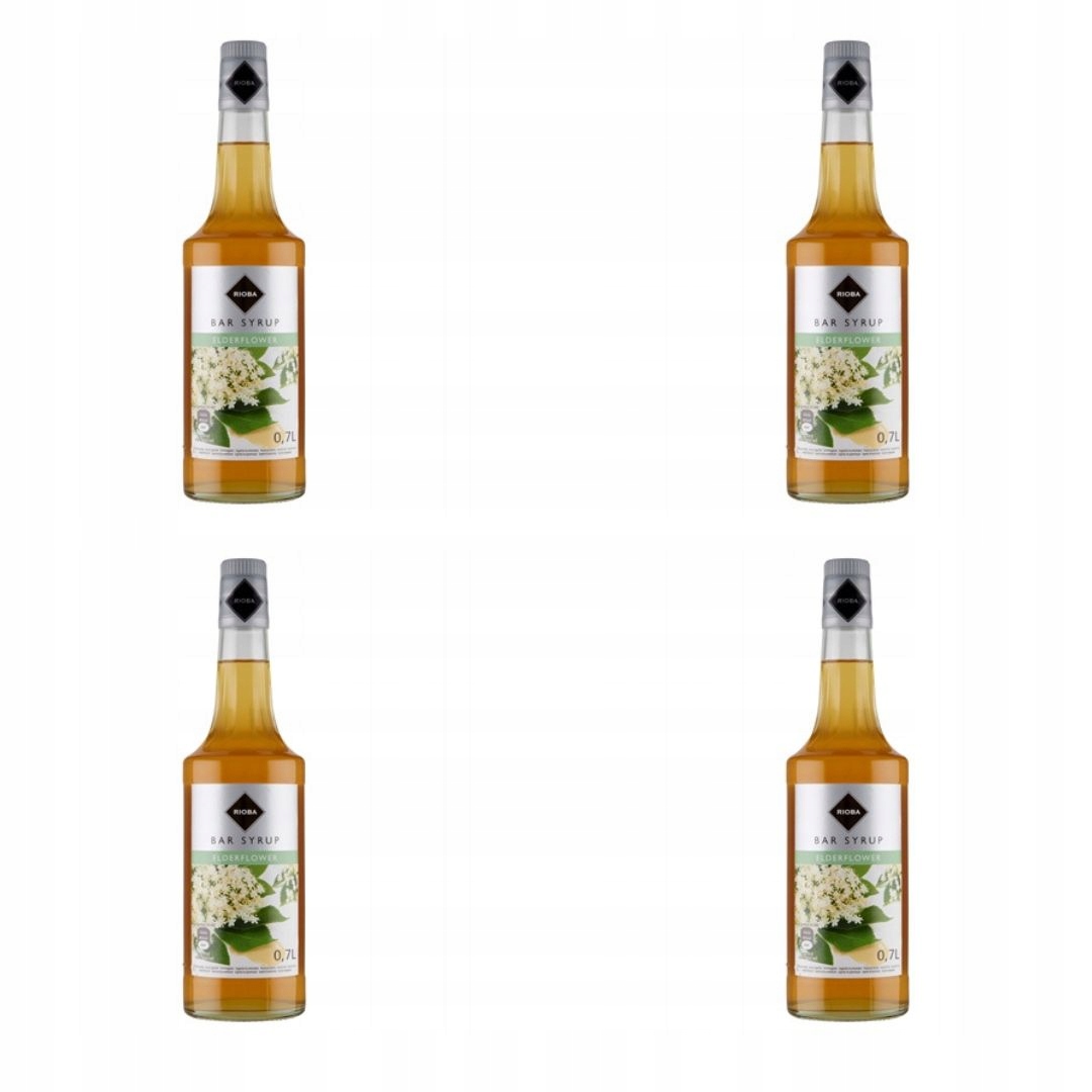 Syrop barmański z kwiatu czarnego bzu 4 x 700 ml Rioba