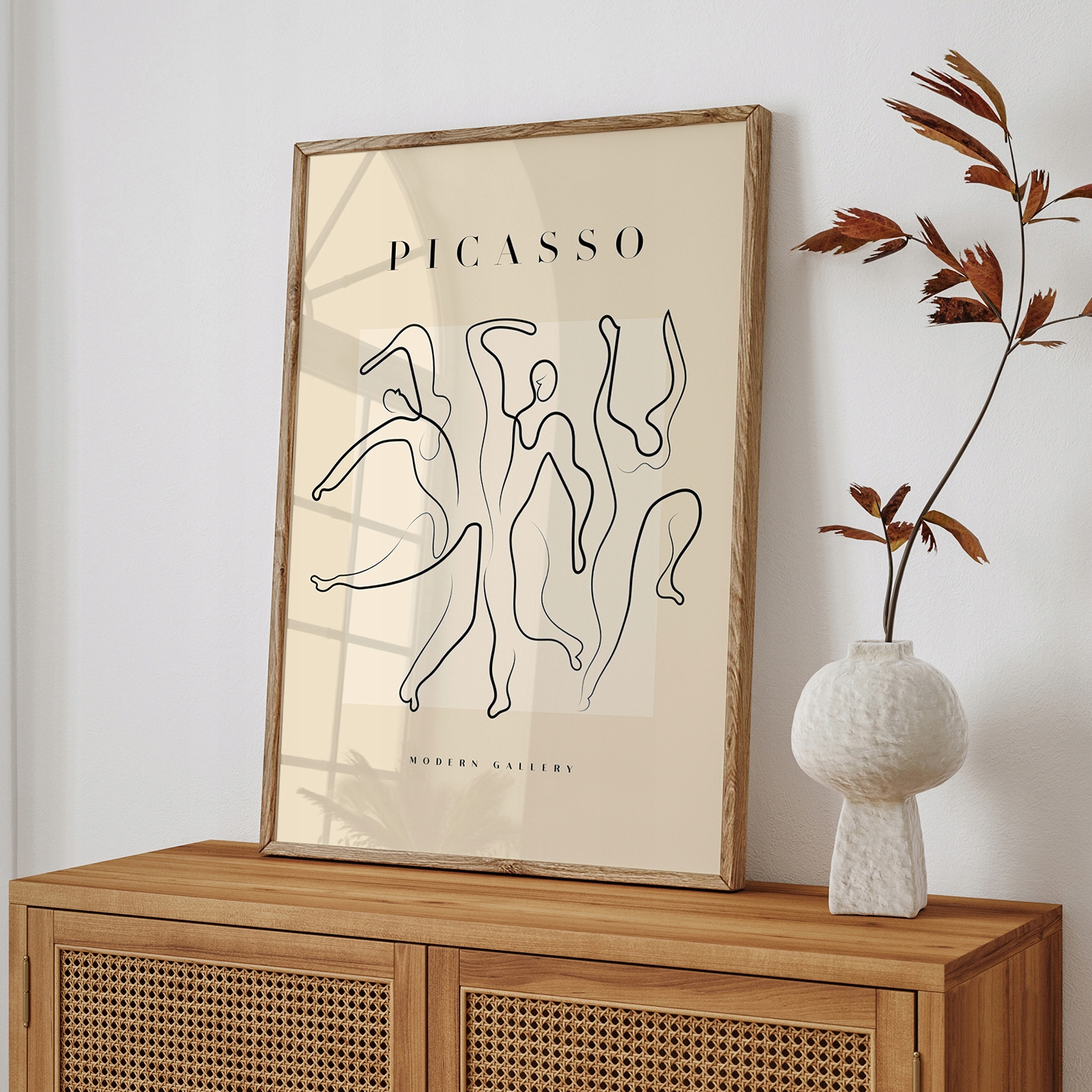PICASSO taniec grafika PLAKAT 21x30cm linia #708 Marka KMBpress