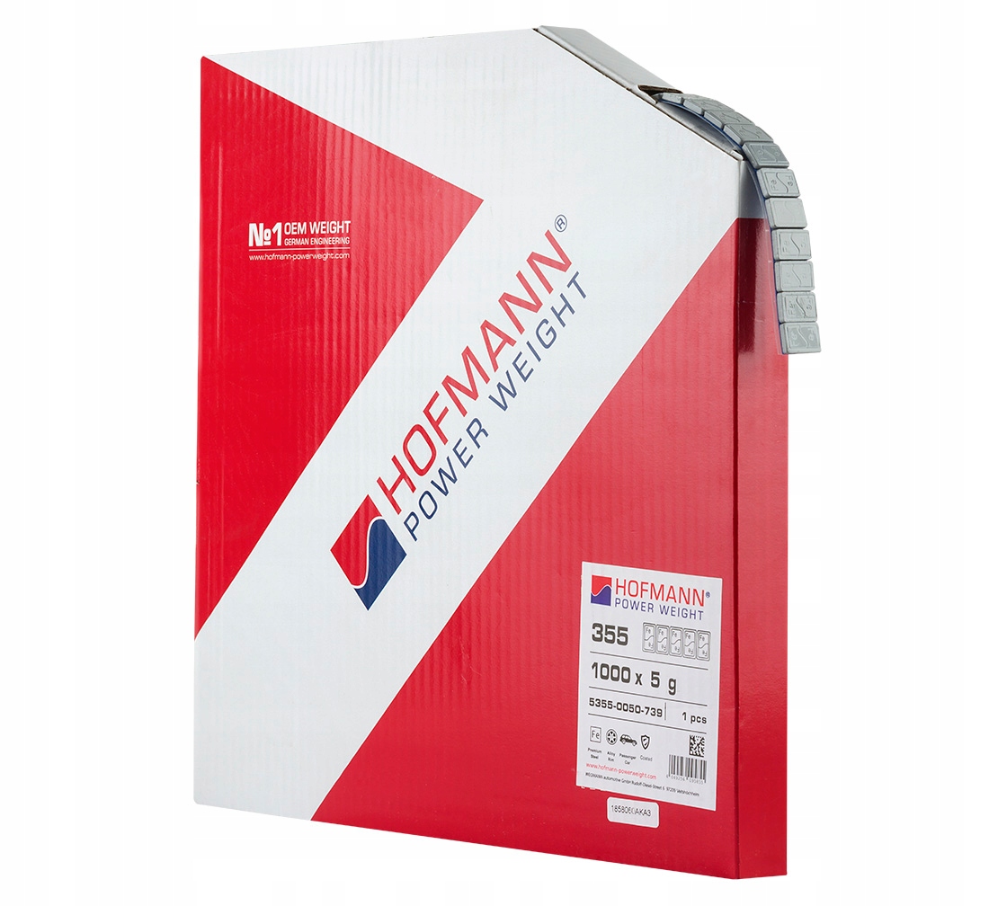 

Ciężarki klejone do felg aluminiowych 1000 szt 5g