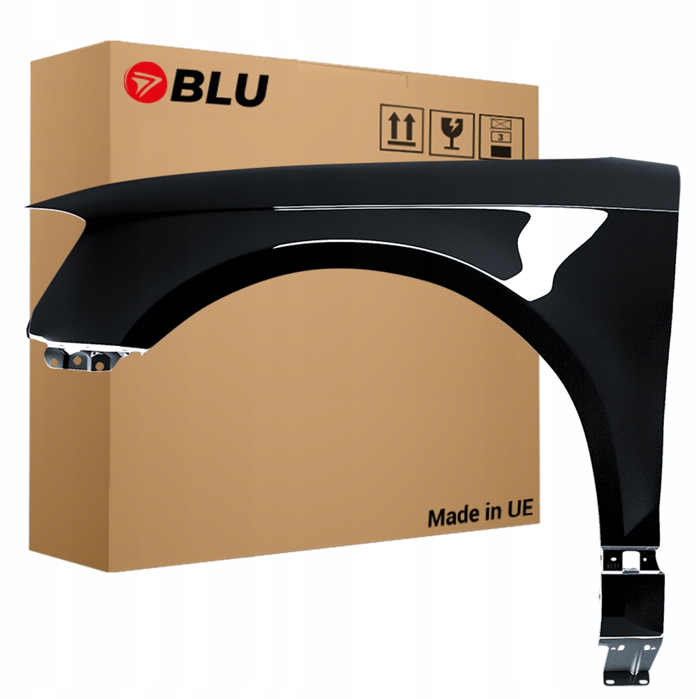 Blu Blatník Audi A3 8P Lift LZ9W levý 08-12 přední pozink EbonySchwarz