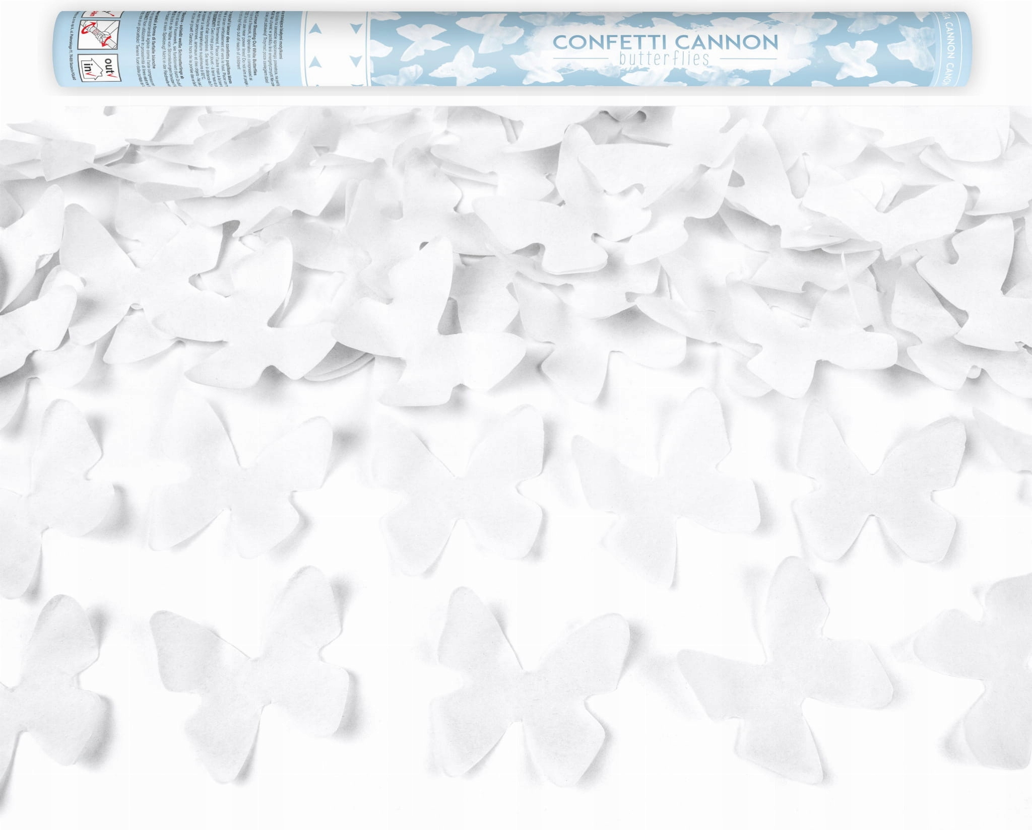 konfetti 60cm MOTYL BIAŁY | TUKBT60 — 10