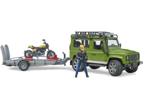 

Bruder 02589 Land Rover z przyczepą i Ducati