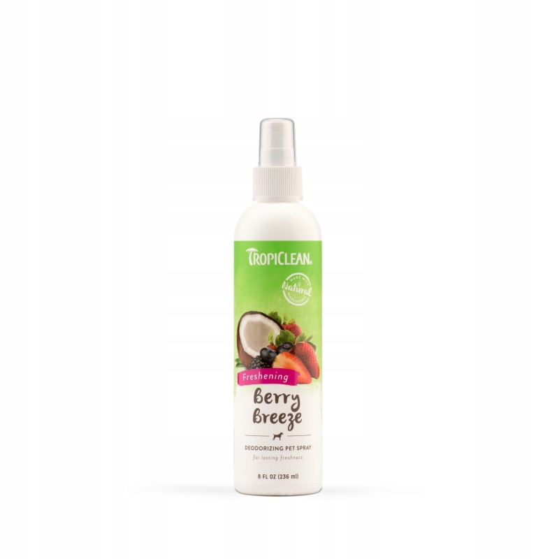 Levně Tropiclean Spray Pure Plum 236ml Parfém Pro Zvířata