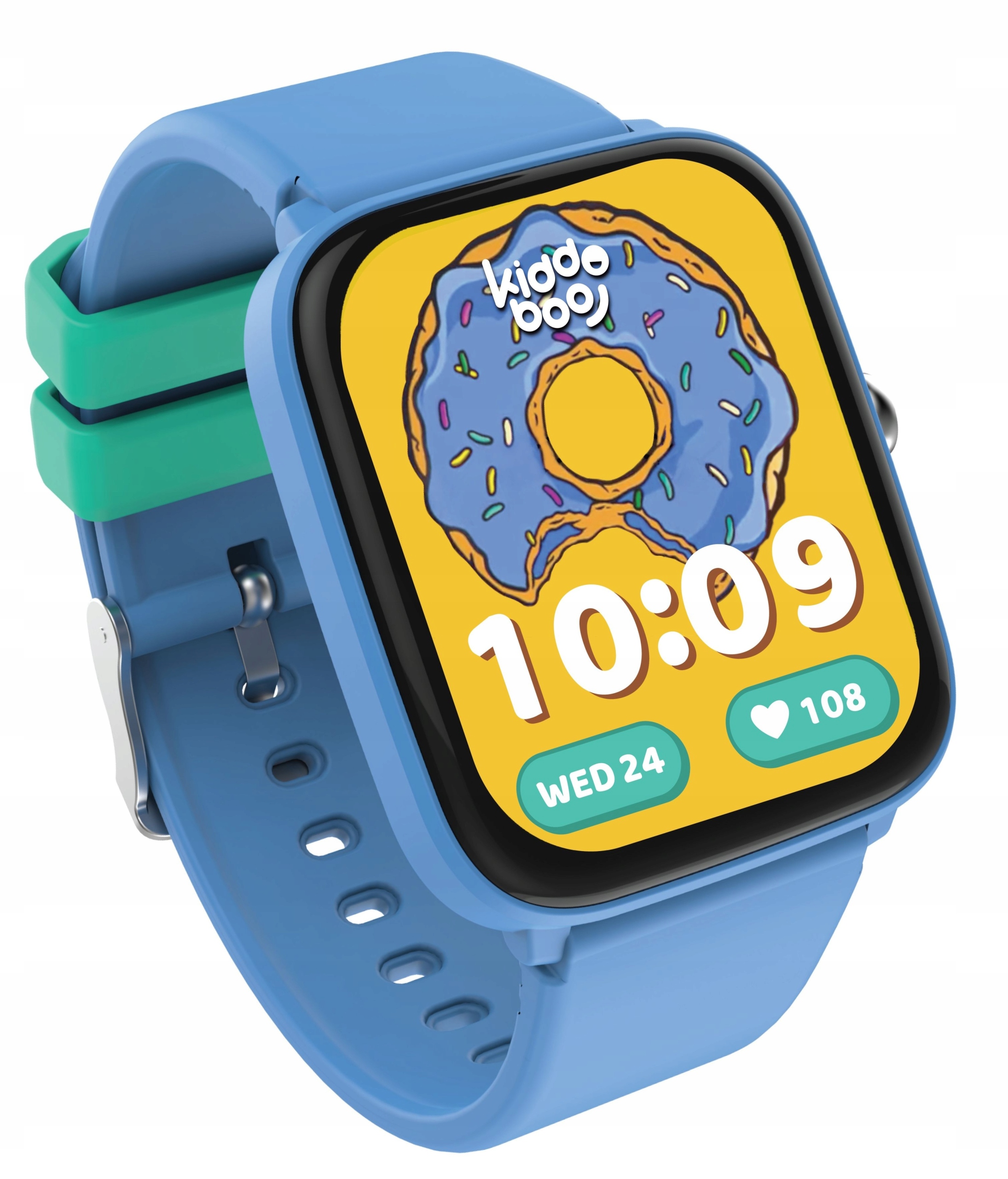 Chytré Hodinky pro dítě Kidoboo Modré Chytré hodinky Krokoměr Hry