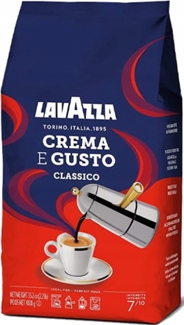 Kawa Lavazza Crema Egusto Classico 1KG Ziarno