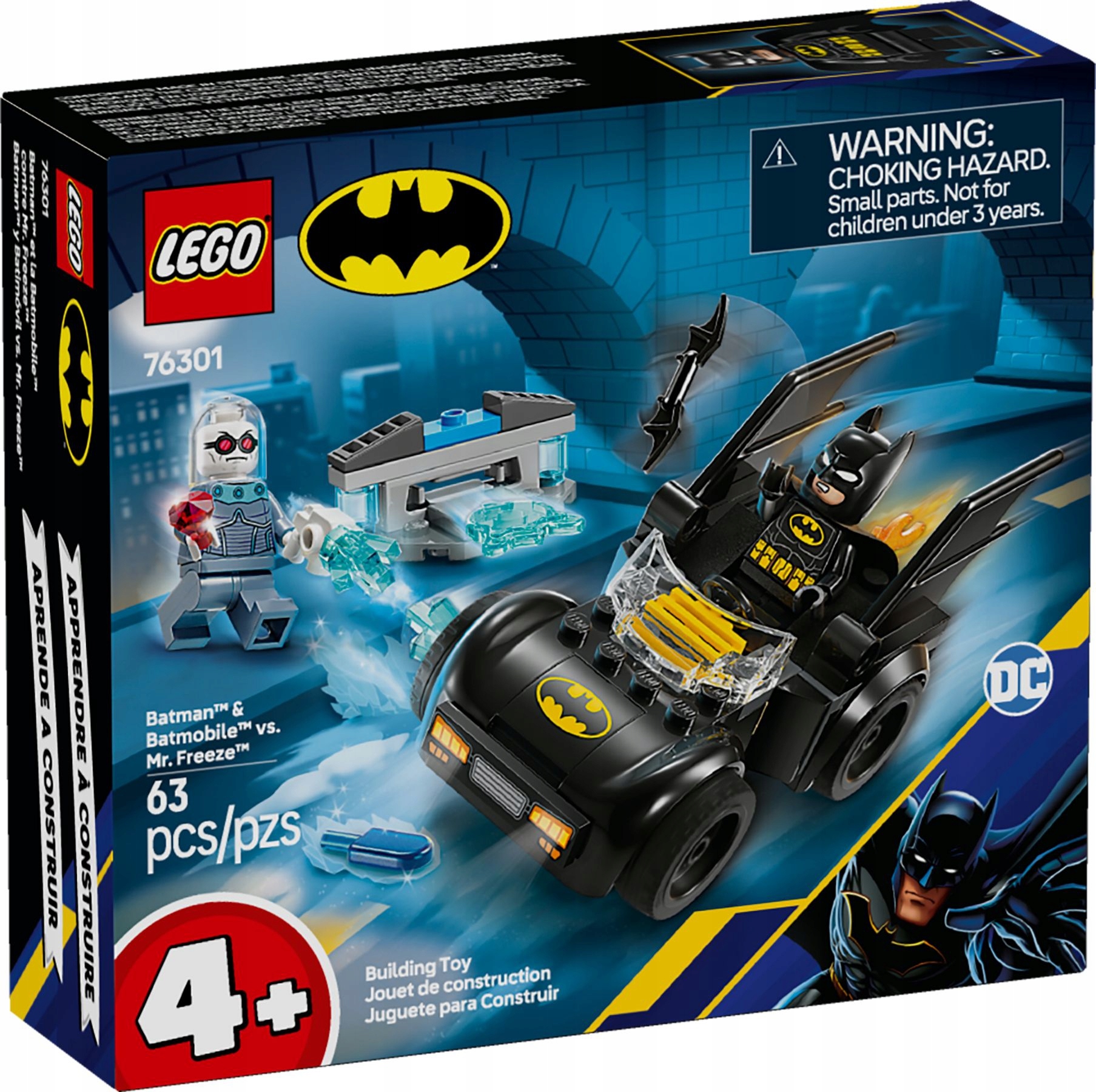 Lego Heroes Batman a Batmobil versus Mr. Freeze