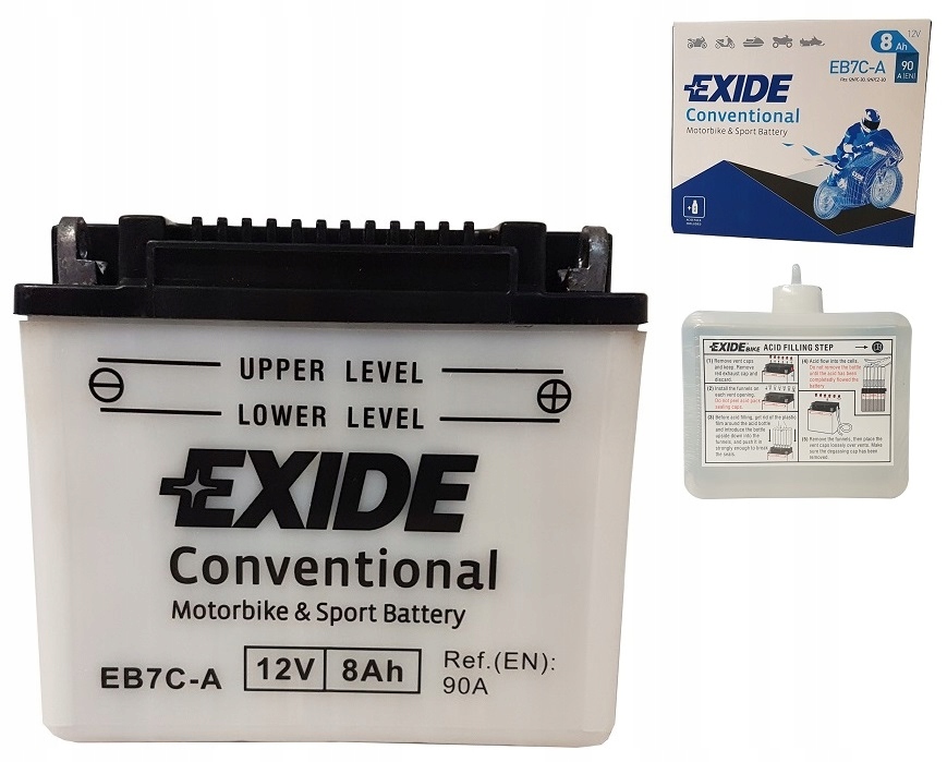 EB7C-A - Акумулятор EB7C - a / YB7C - A 12V 8AH 90A Exide