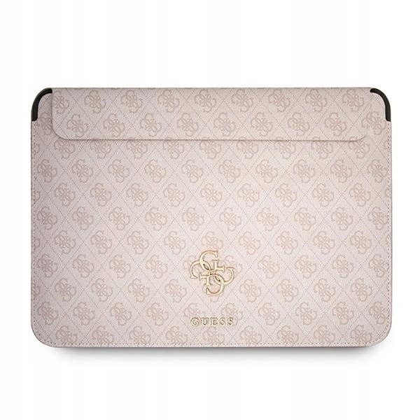 Pokrowiec na laptopa Guess 4G Big Logo Sleeve różowy