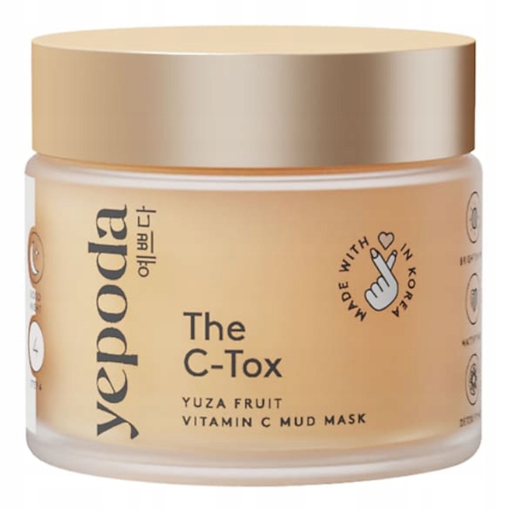 Yepoda The C-tox Maseczka Błotna Z Witaminą C I Kurkumą 100g 7A127