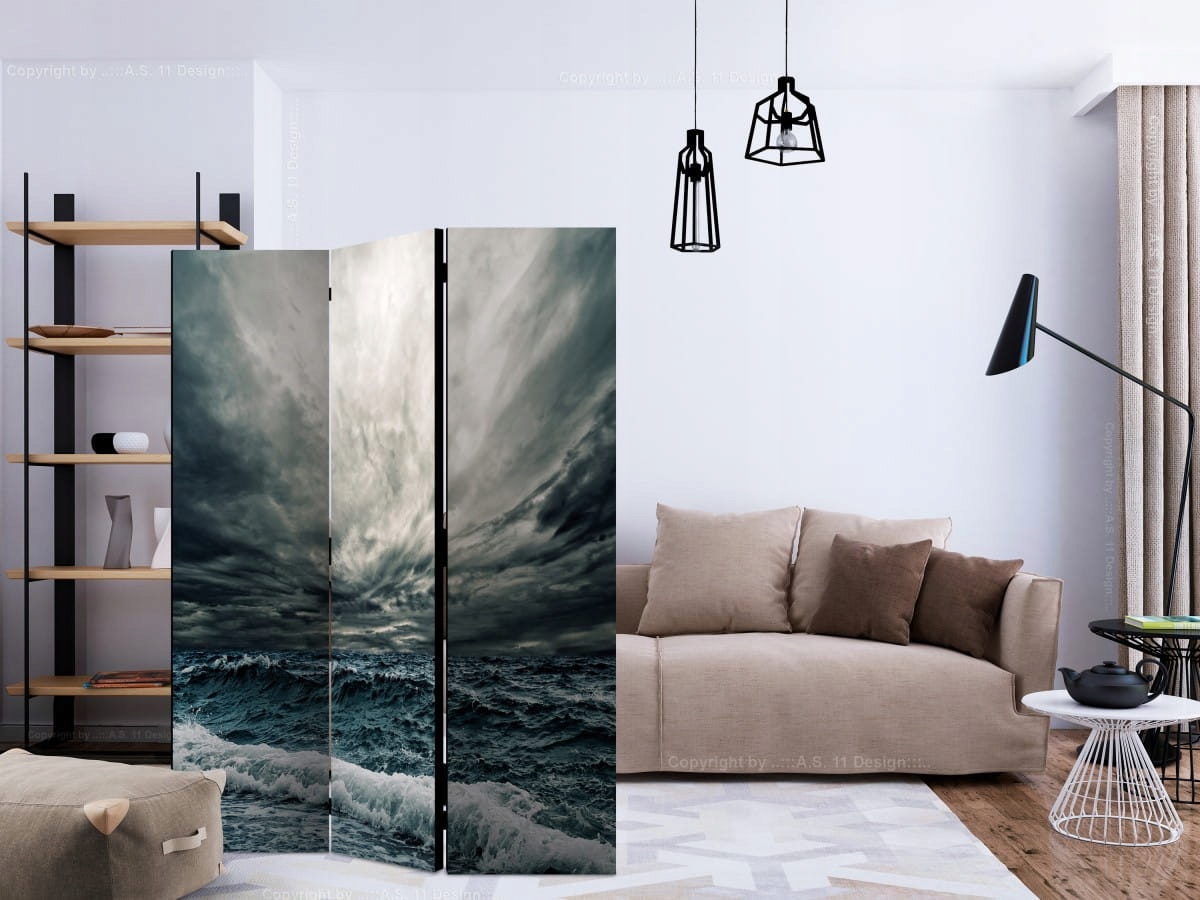 Parawan 3-częściowy - Ocean waves Szerokość parawanu 135 cm