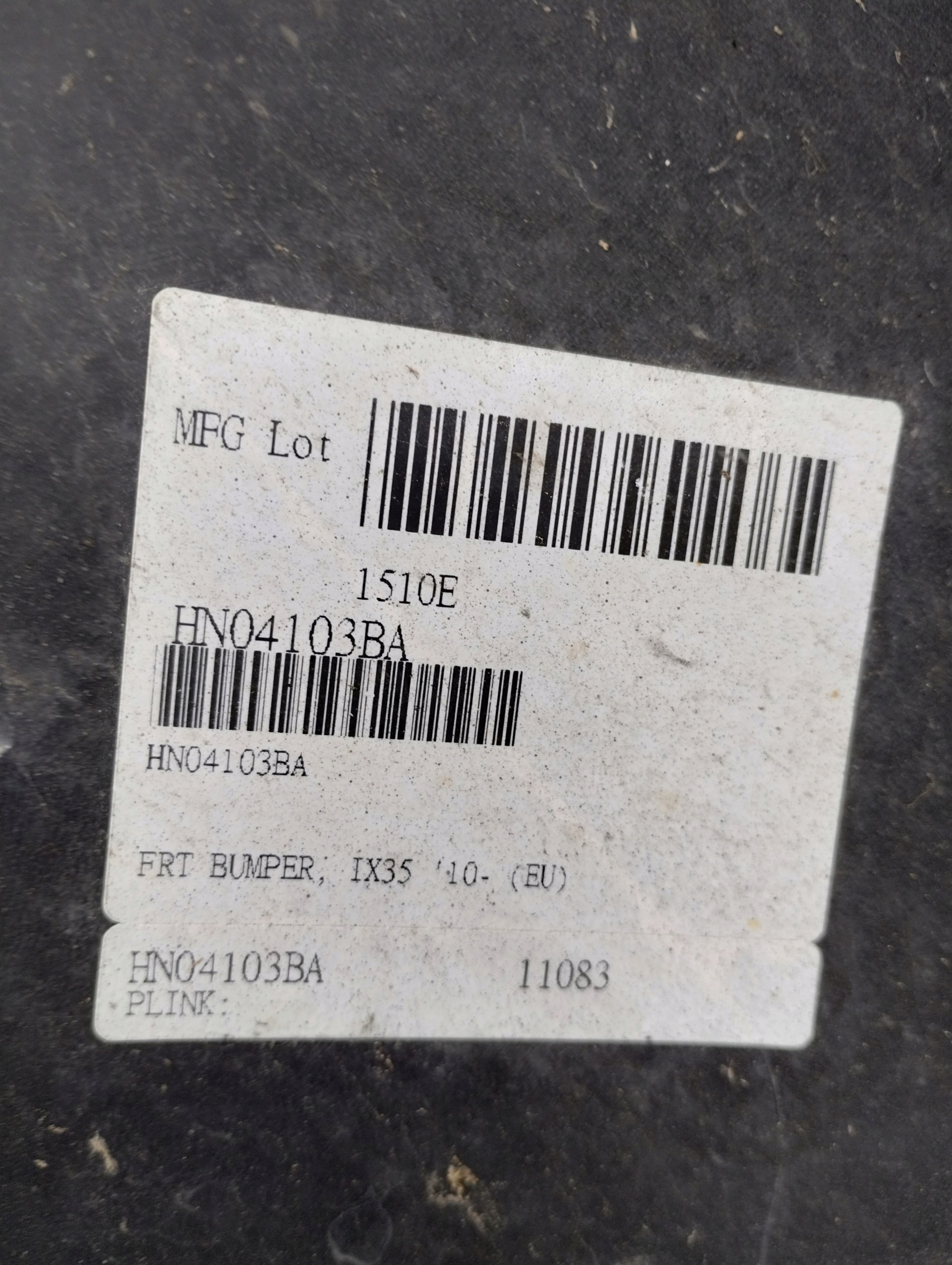 HYUNDAI I35 2011- Frontstoßstange vorne hn04103ba