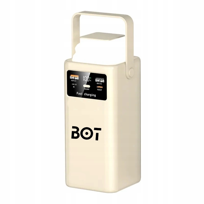Bot powerbanka 22,5W Hp 2 100 000 mAh biela