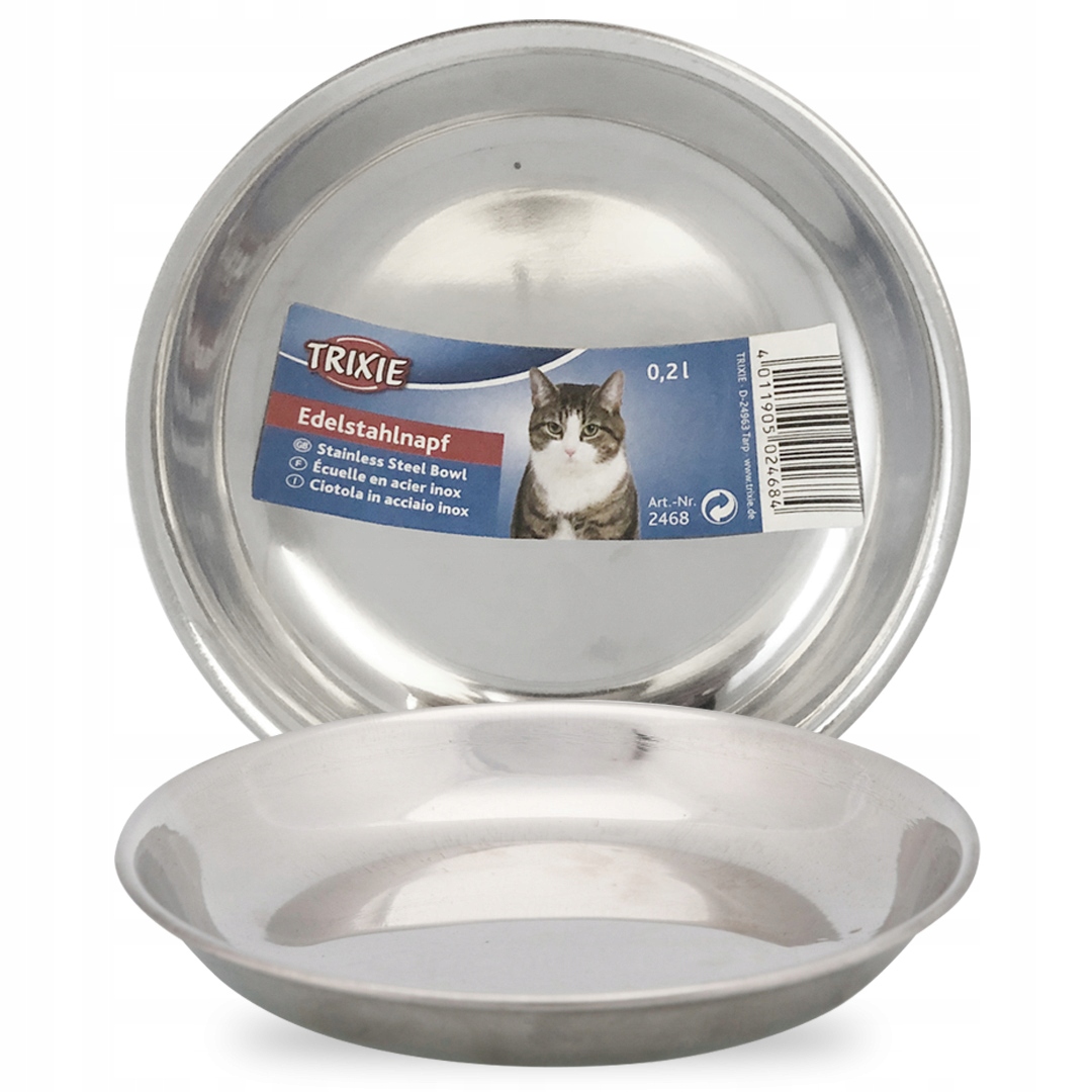 

Miska Metalowa dla Kota Płytka Trixie 0,3L/13cm