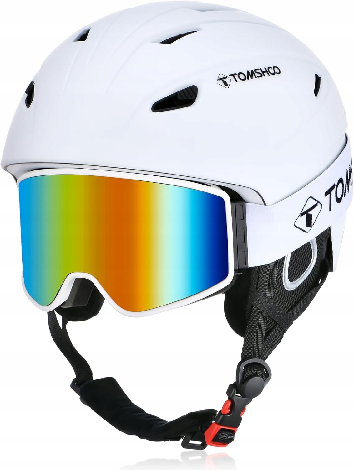 Snowboardová lyžařská přilba Tomshoo Brýle L (59-61 cm) s regulací ochrany