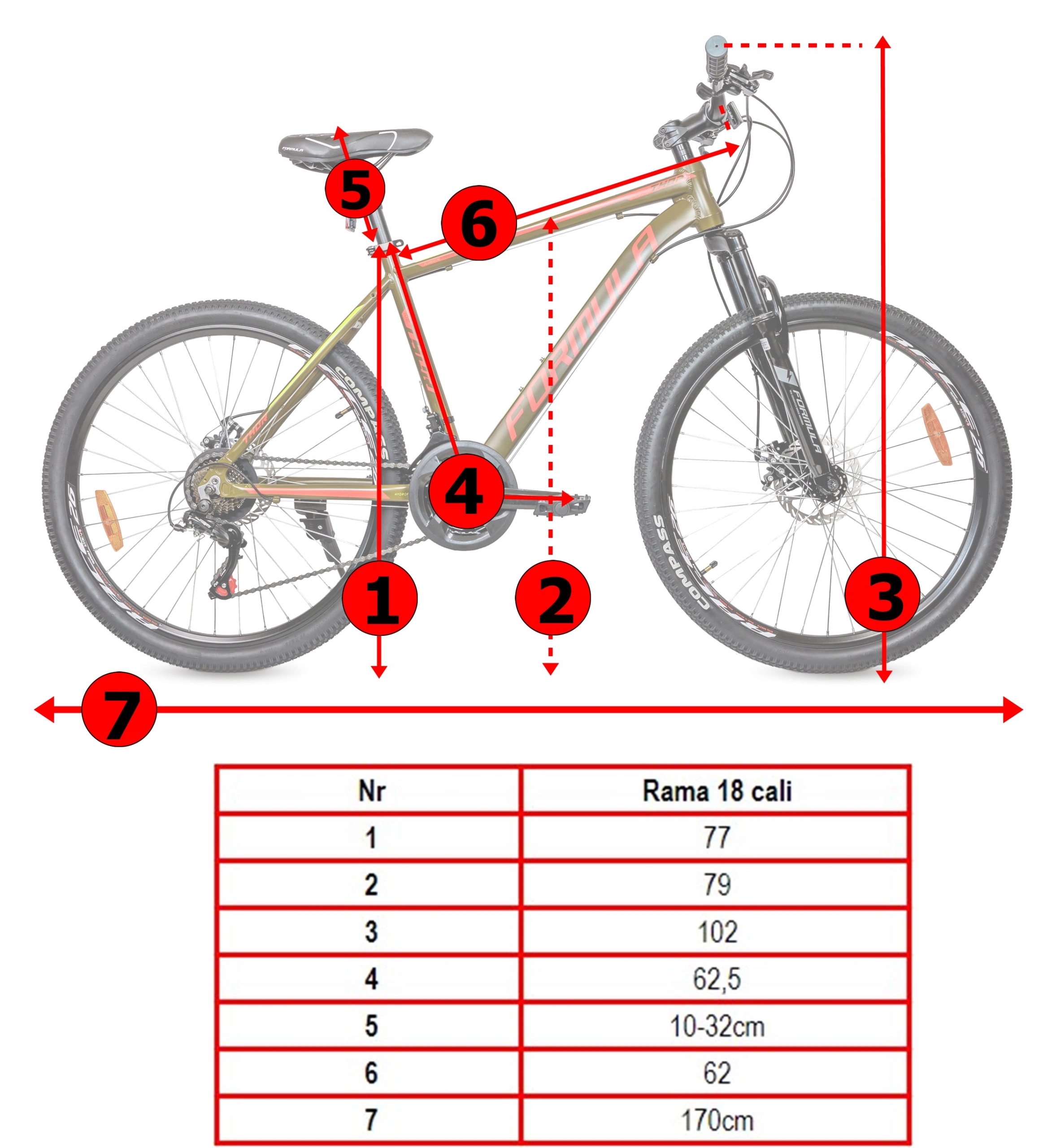 ROWER GÓRSKI MTB 26 CALI 21 BIEGÓW AMORTYZACJA HAMULCE TARCZOWE RAMA 18cali Rozmiar koła (