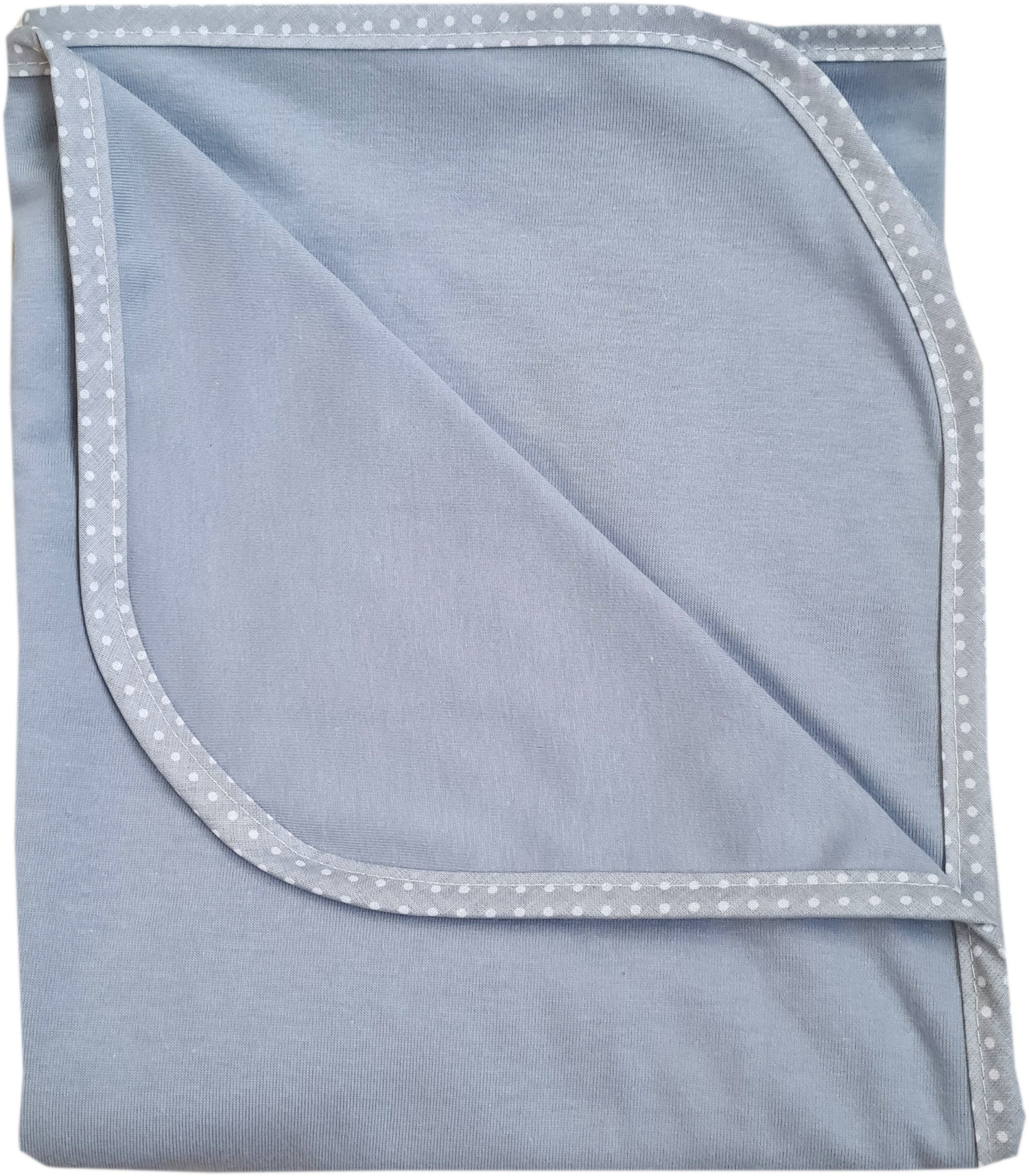 

Letni kocyk otulacz 100% bawełniany 80x100 szary