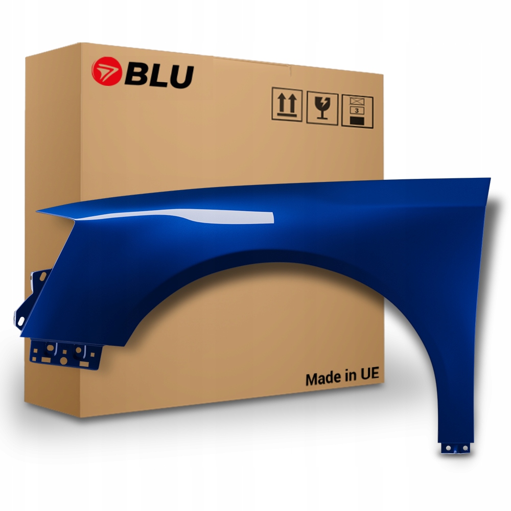 Blu Blatník Vw Passat B6 LC5J levý modrý 05-10 přední pozink LaserBlue