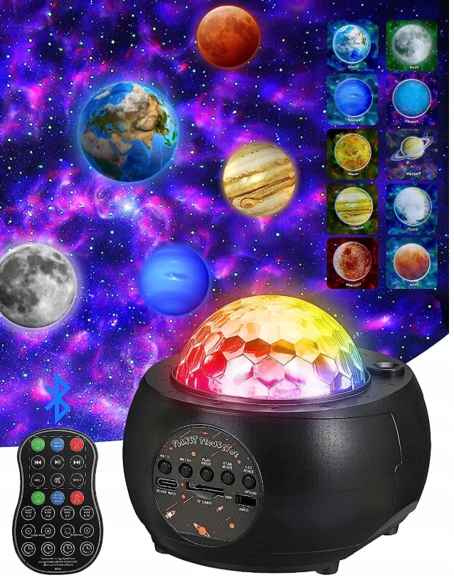 AmyFei Projektor LED Gwiaździste Niebo z Pilotem