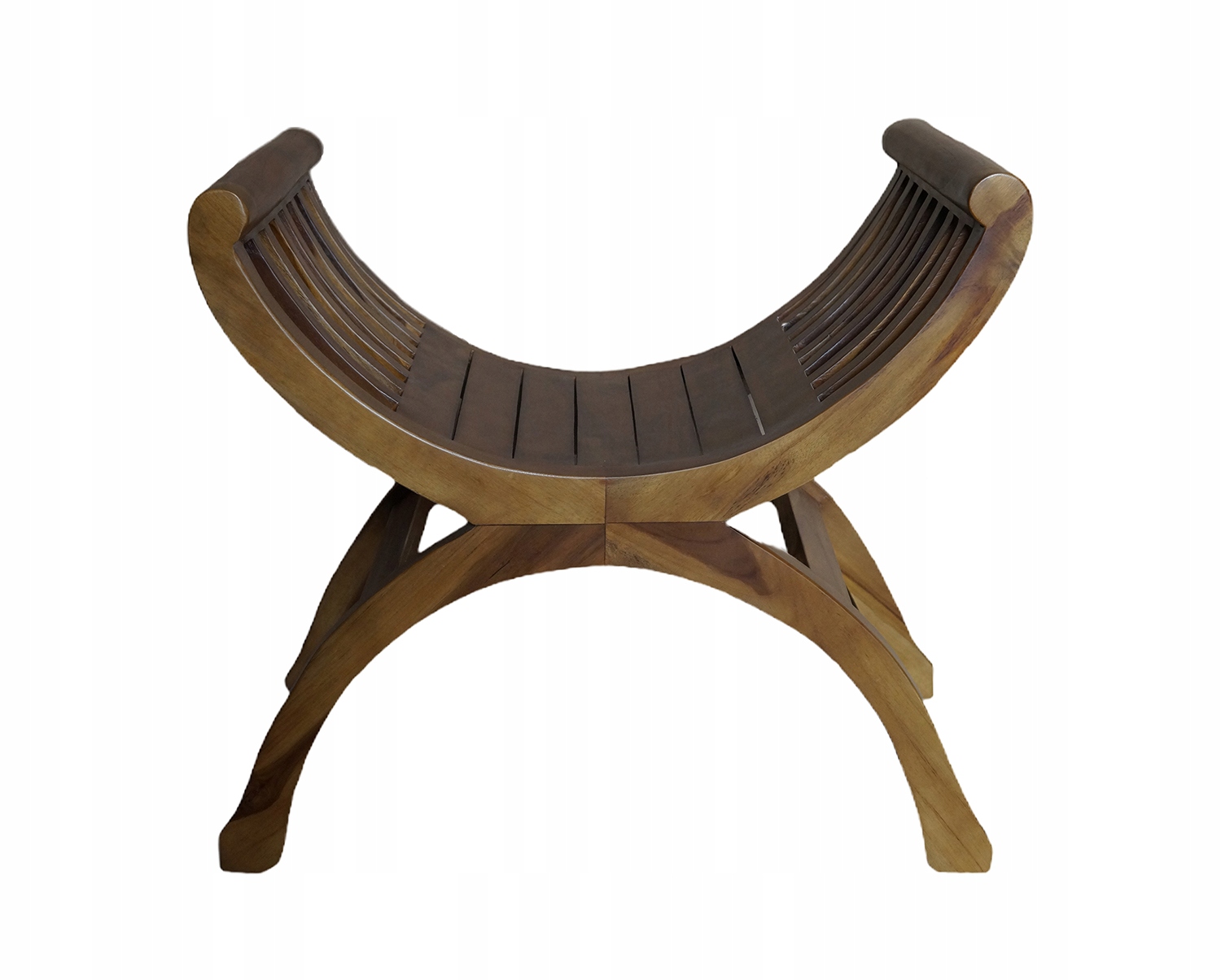 DREWNIANA ŁAWKA SIEDZISKO KRZESŁO RZYMSKIE TEAK