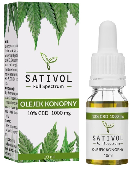 

Olejek Konopny Cbd Sativol 10% Pełne Spectrum