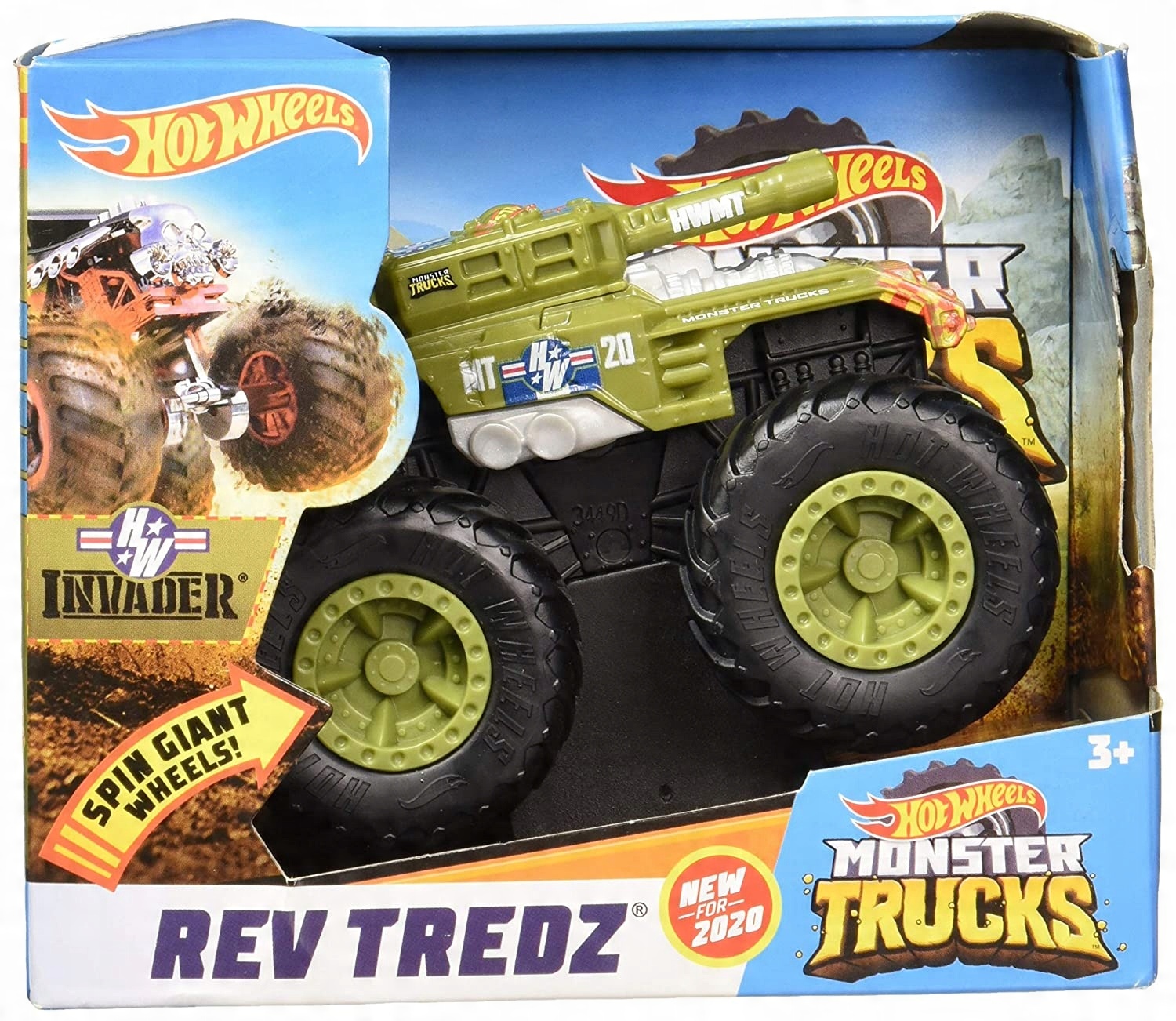 

Hot Wheels Monster Truck Pojazd 1:43 Invader