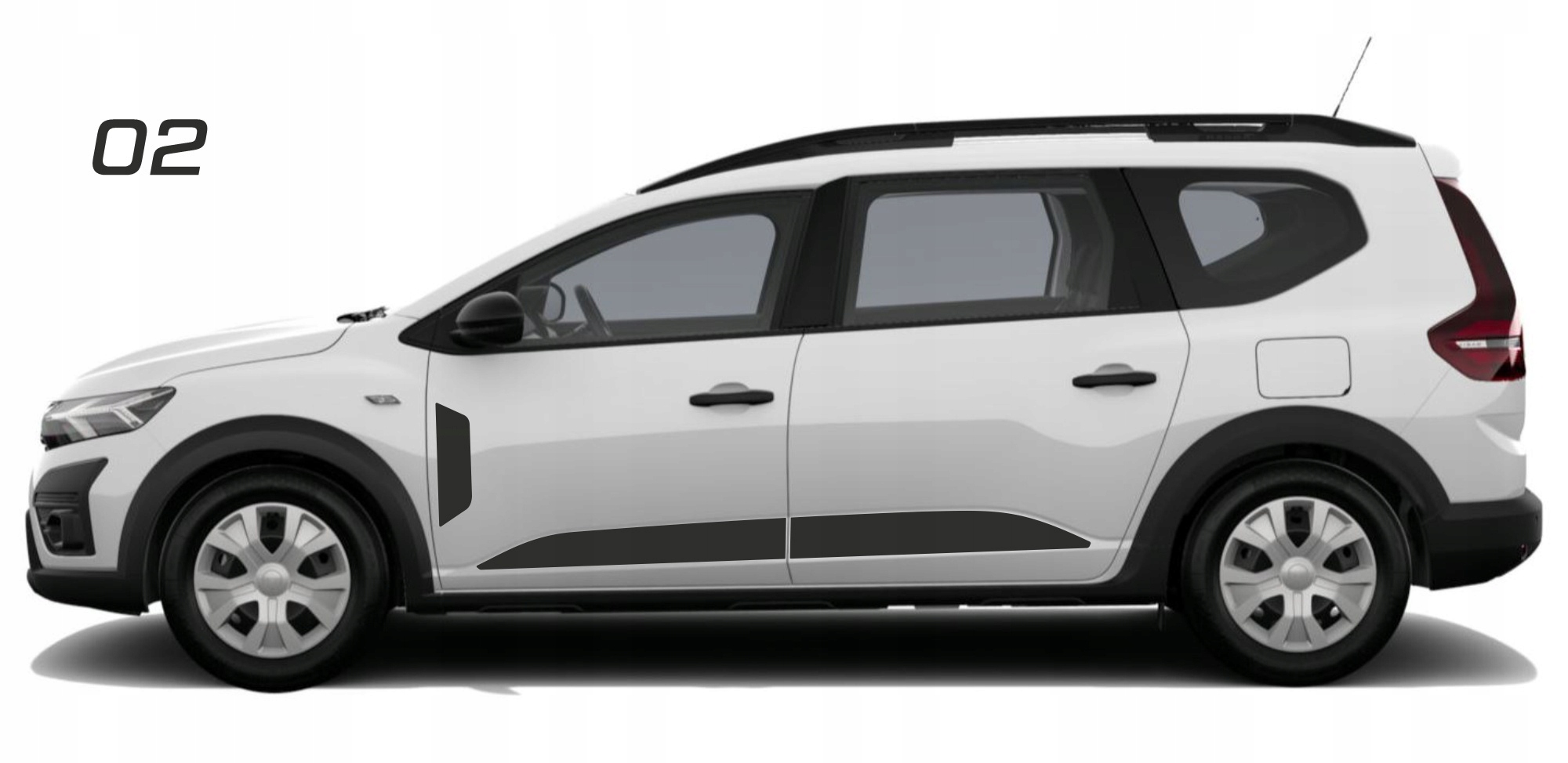 Nálepky na Dacia Jogger 02