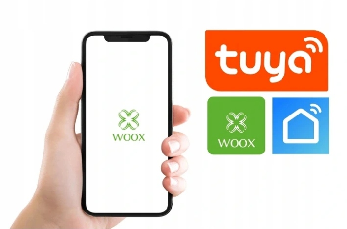 WOOX Podwójne Inteligentne Gniazdko WiFi 16A TUYA Marka Woox