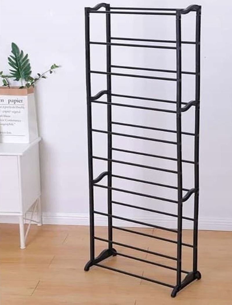 PÓŁKA NA BUTY OBUWIE METALOWA NA 30 PAR METALOWA SZAFKA REGAŁ 10 POZIOMÓW Marka inna