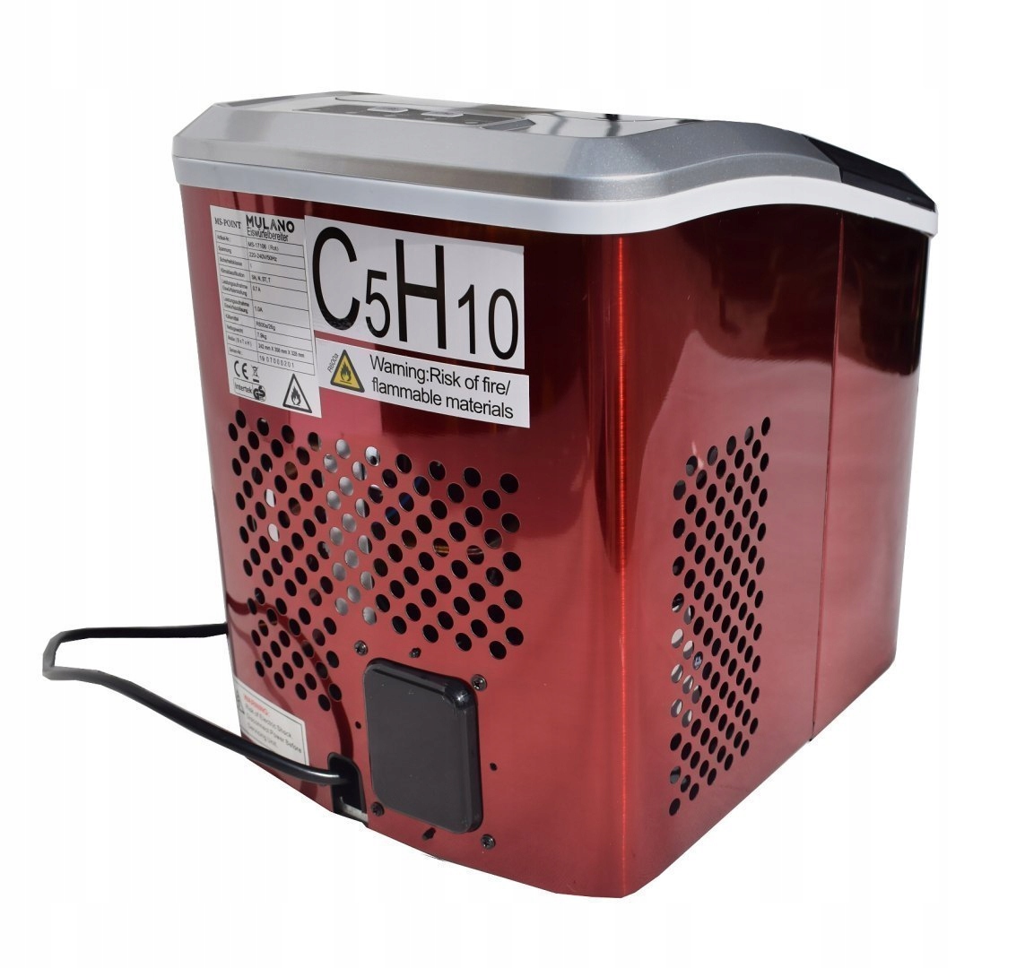 KOSTKARKA XL do KOSTEK LODU MASZYNA do ROBIENIA LODU STOŁOWA DOMOWA do 12KG Model MS 17106