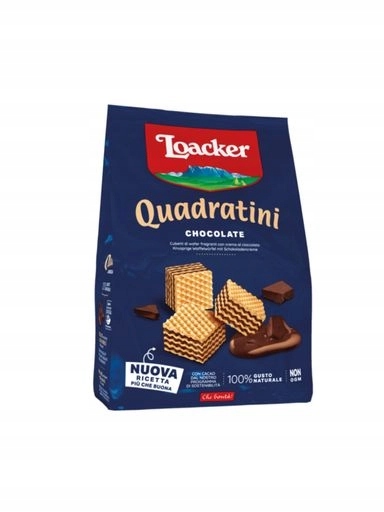 3x Oplatky s čokoládovým krémem Quadratini 250 g Loacker