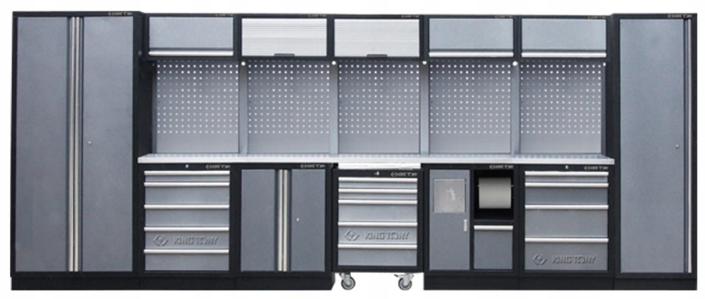 KING TONY ZESTAW MEBLI WARSZTATOWYCH STÓŁ SZAFA