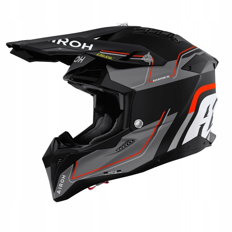 Motocyklová Prilba Airoh Aviator 3 Leader Orange Matt (XL)
