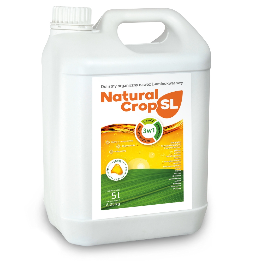 Naturalcrop Sl 5L 3W1 Nawóz Dolistny Z Funkcją Biostymulatora I Adiuwanta