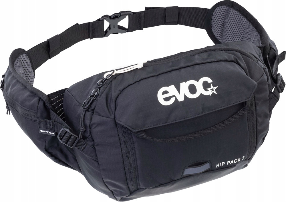 Cyklistická ledvinka Evoc Hip Pack 3L Hydrovak 1,5L černá