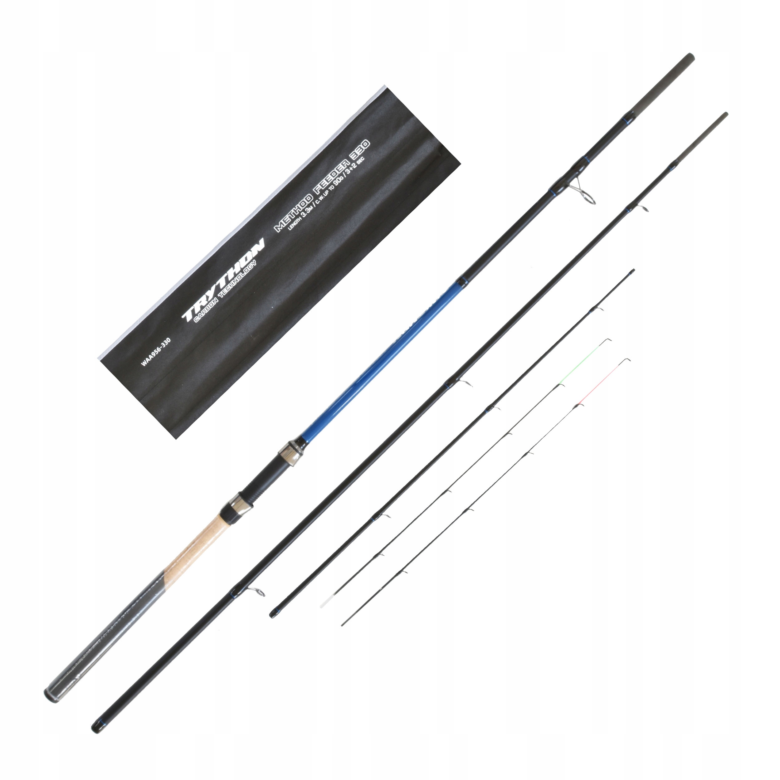 Wędka Mikado Trython Method Feeder 3.30m 0-90g mocna lekka szybka