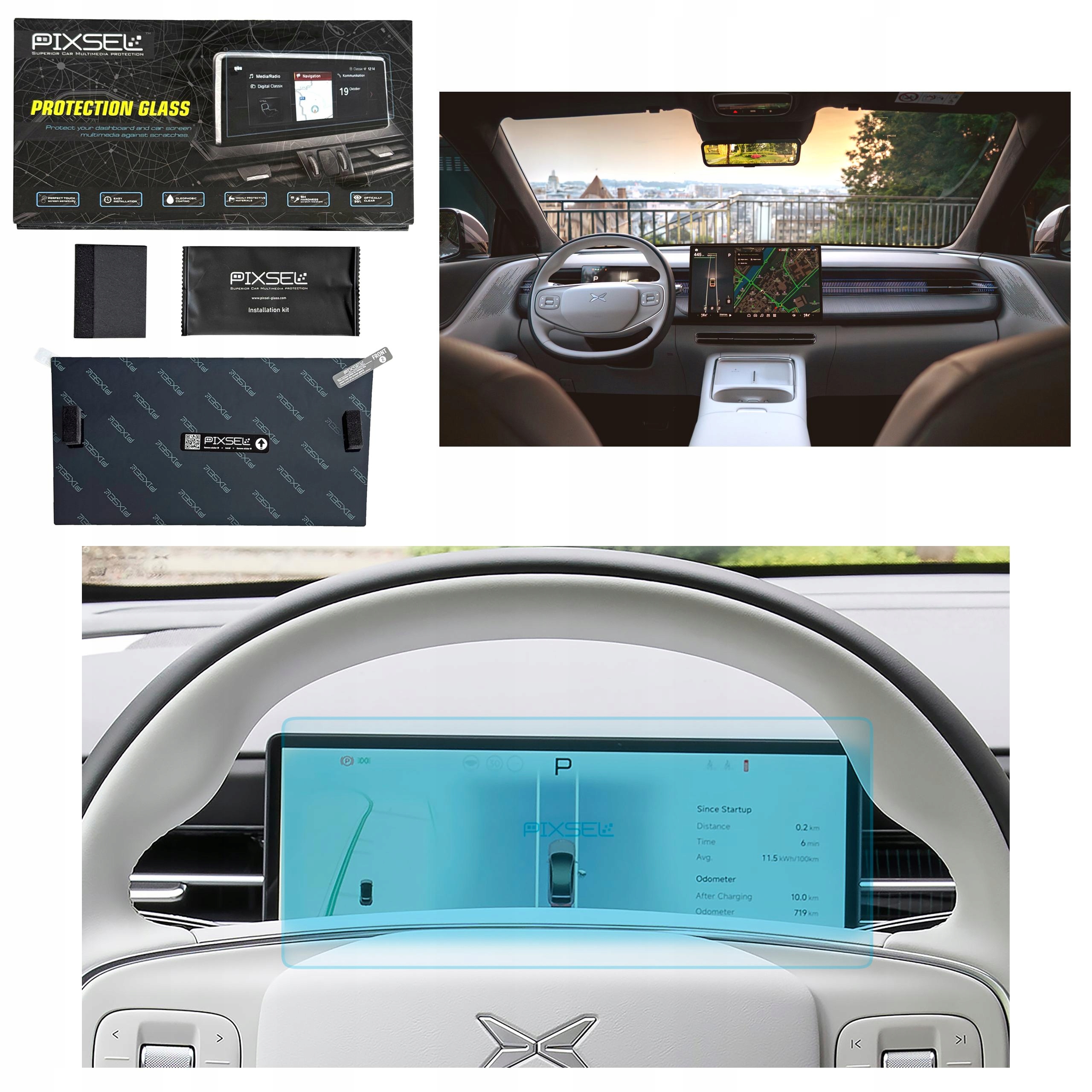 Antyodciskowe Matowe Szkło Ochronne Xpeng G6-10.9“ 2025-