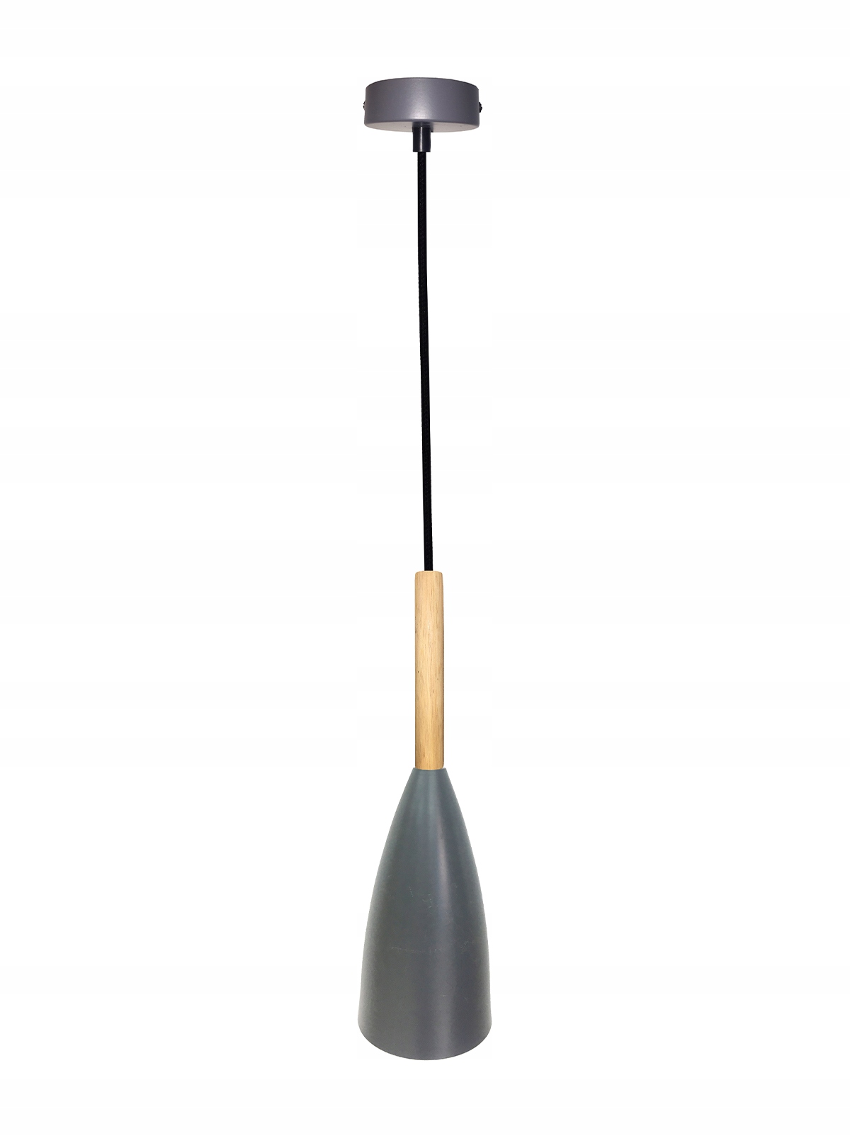 Skandinávská stropní závěsná lampa Metal Dřevo