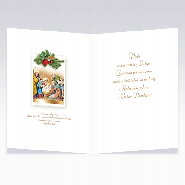 KARNET LAURKA ŚWIĘTA BOŻE NARODZENIE BN + KOPERTA Marka Karo