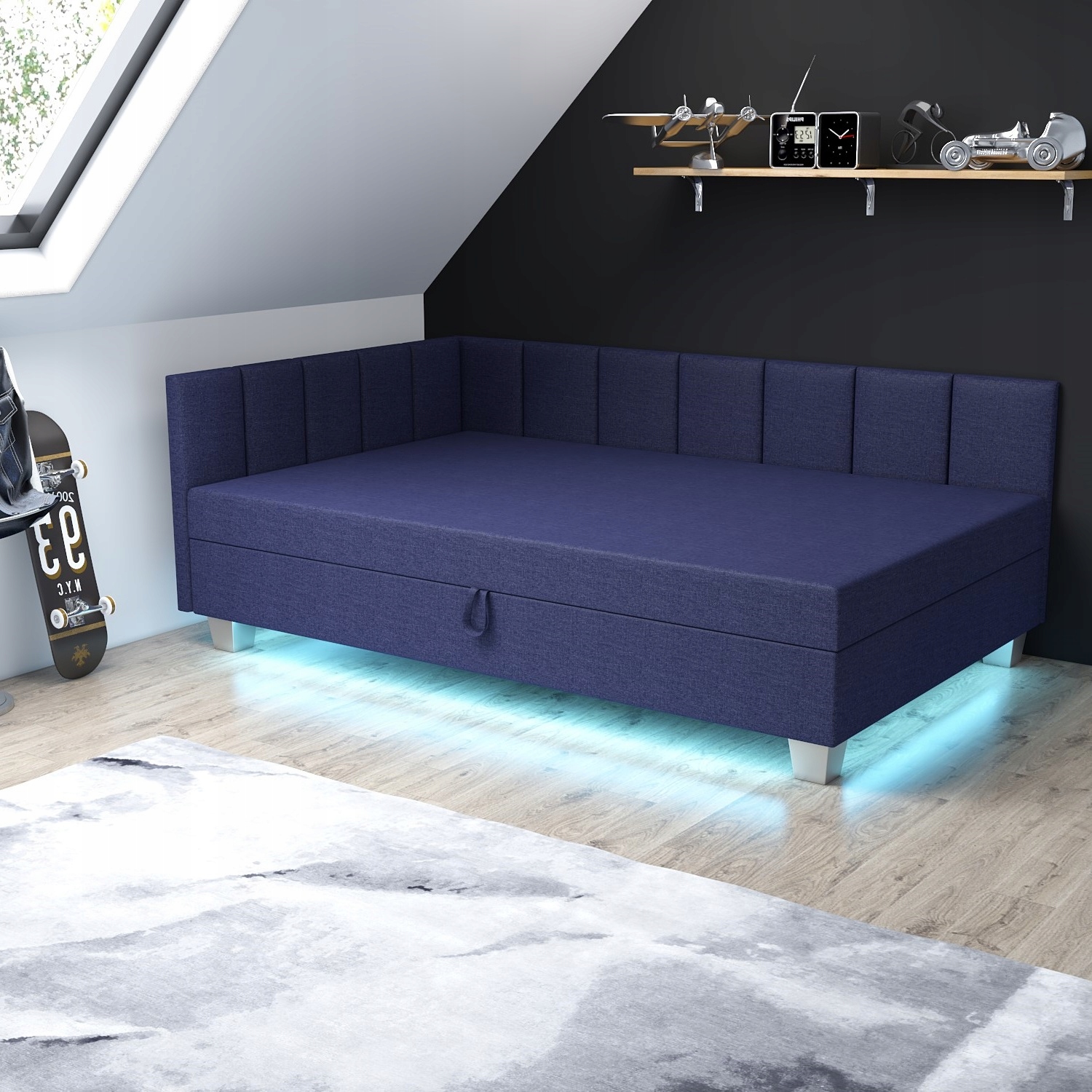 Pohovka s taštičkovou matrací Marcela+ Postel do ložnice 120x195