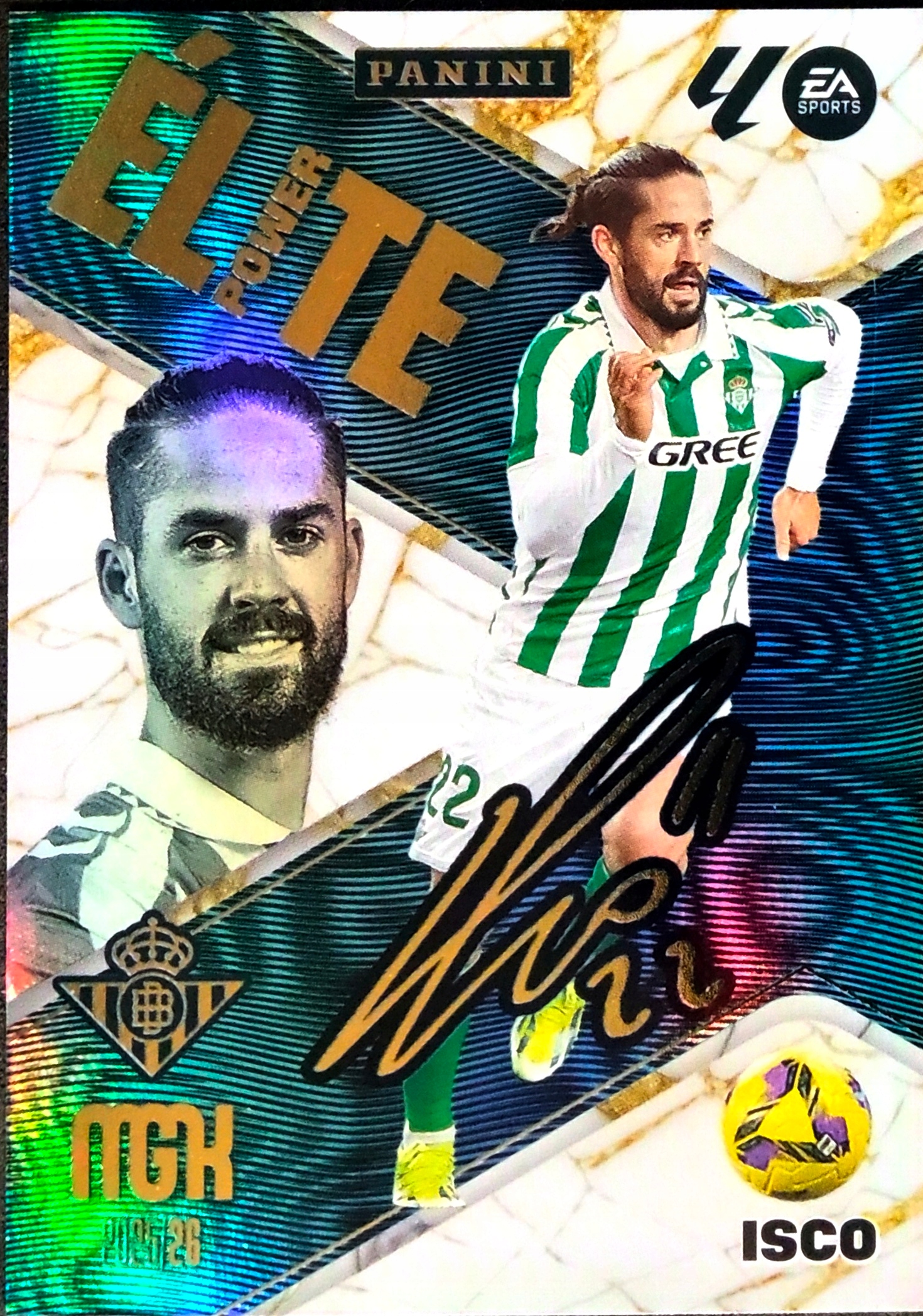 Panini Megacracks 2025-2026 Elite Power P7 Isco Real Betis
