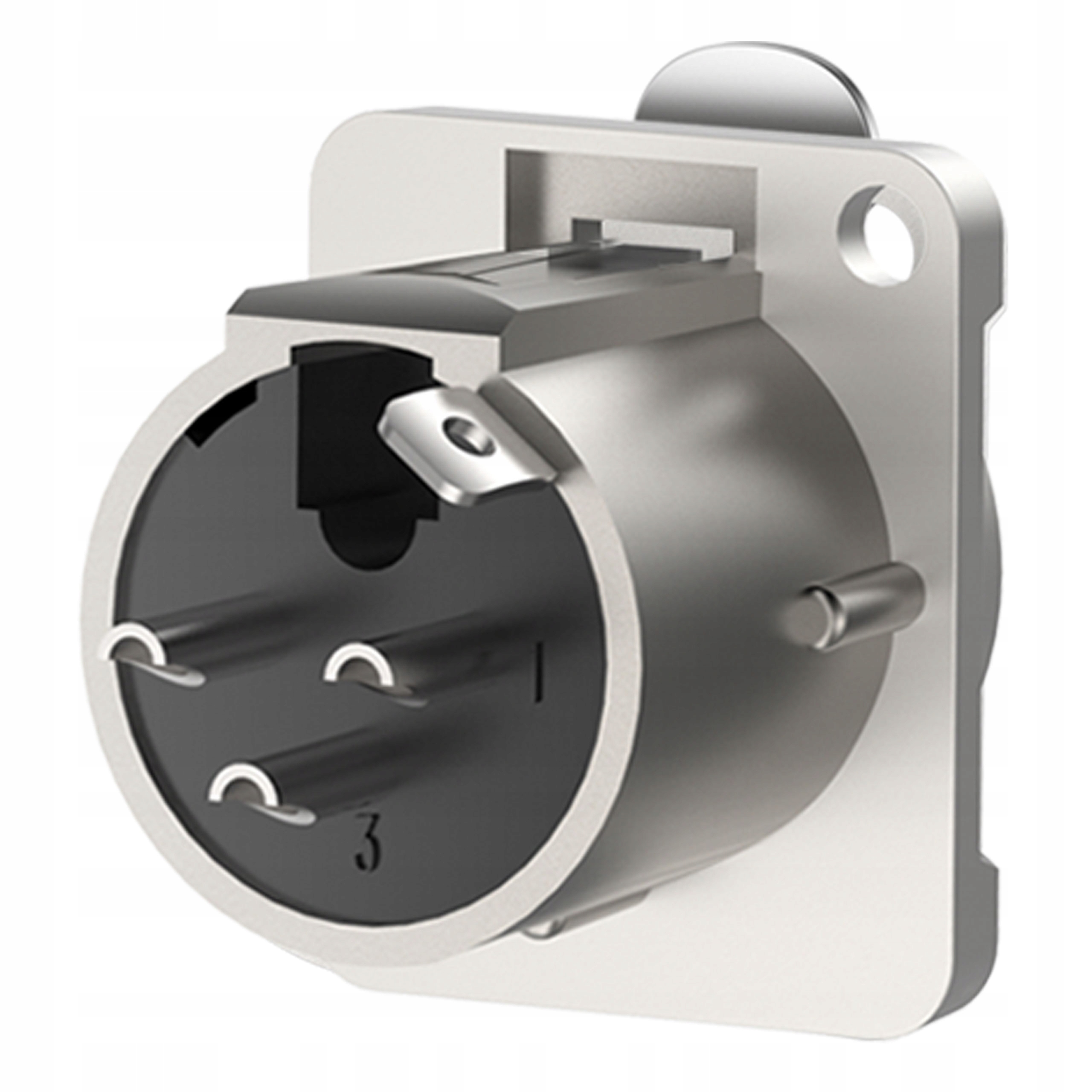 GNIAZDO XLR 3 PIN ZŁĄCZE ŻEŃSKIE ROXTONE RX3FD-NT MONTAŻOWE PANELOWE MONTAŻ Marka bez marki