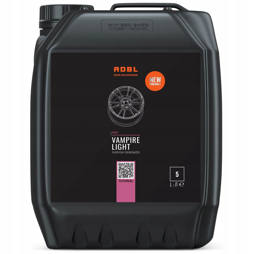 ADBL Vampire Light 5L żelowy deironizer do felg Stan opakowania oryginalne