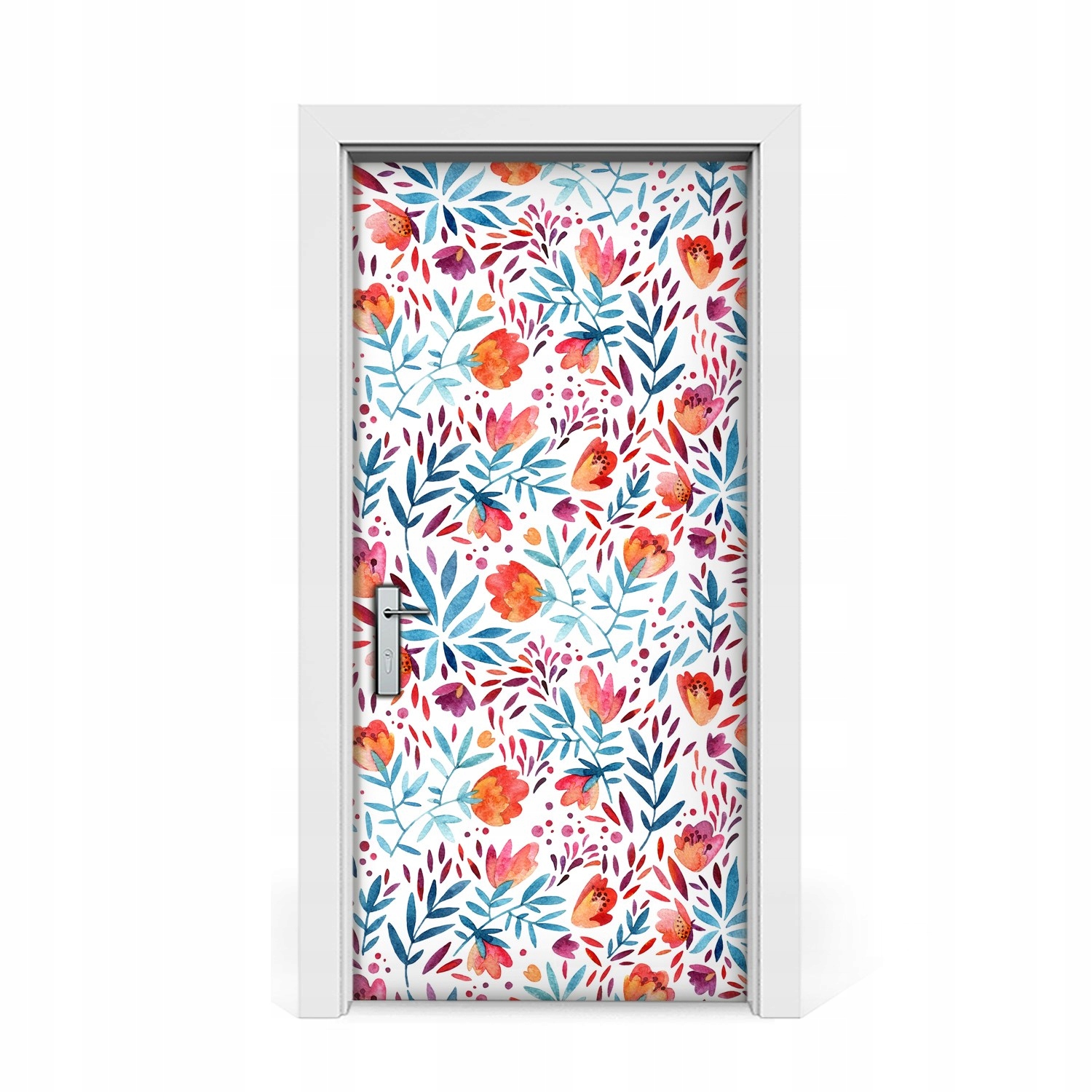 

Naklejka na drzwi Maki w stylu vintage 95x205