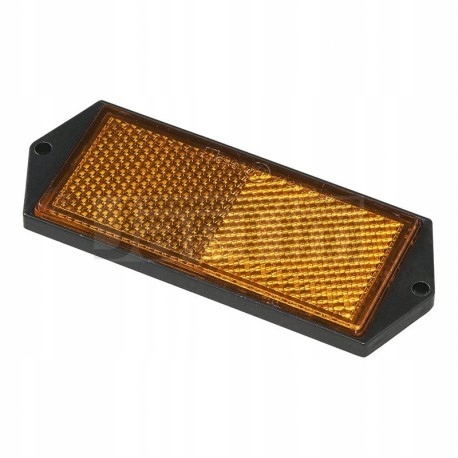ODBLASK POMARAŃCZOWY 104x40 MM PRZYKRĘCANY