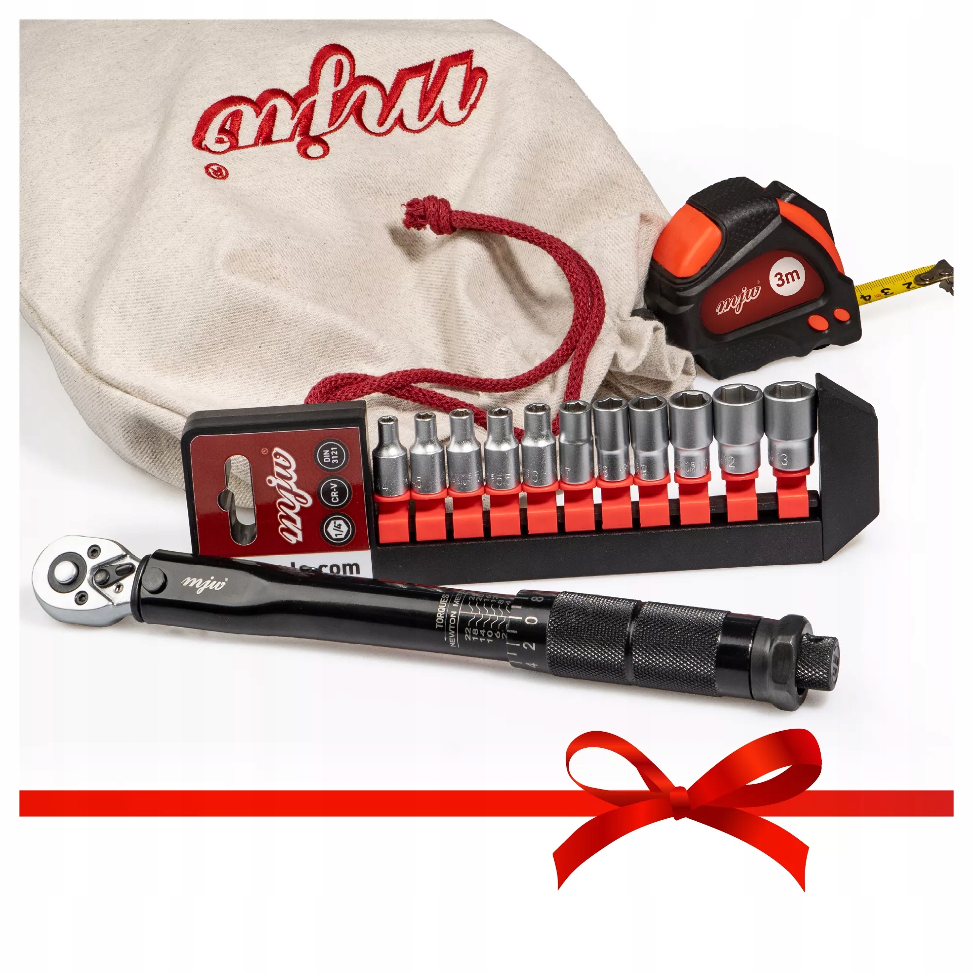 Darčeková Sada Meranie Dynamometra Nástavca 1/4 Palca, Vrecko Na Náradie