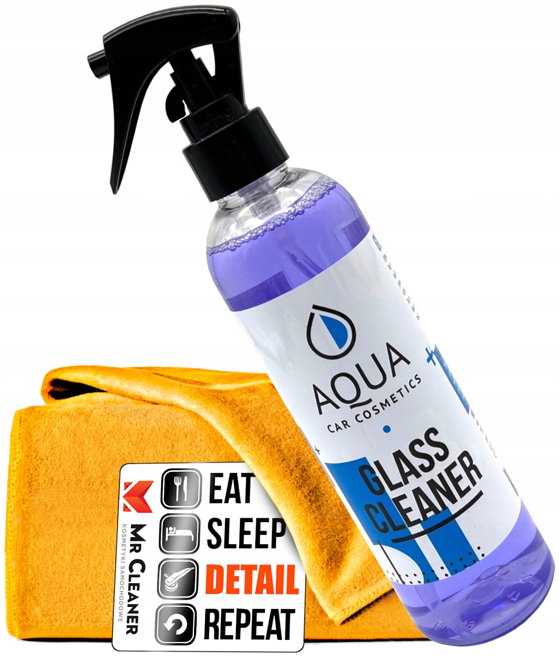 Aqua Glass Cleaner Płyn do mycia szyb szkła 0,25L