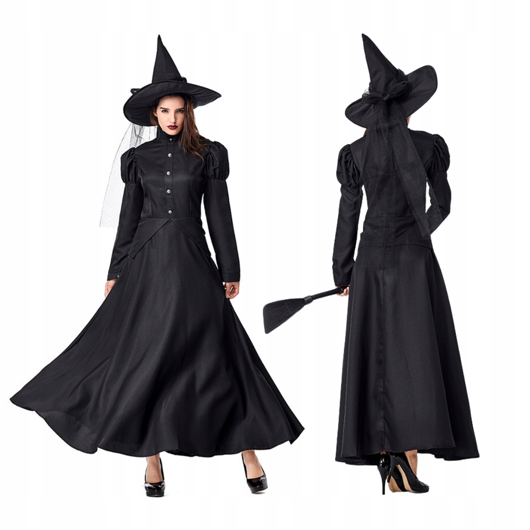 Kostým Čarodějnice Pro Ženy Kouzelný Převlek Karneval Halloween M