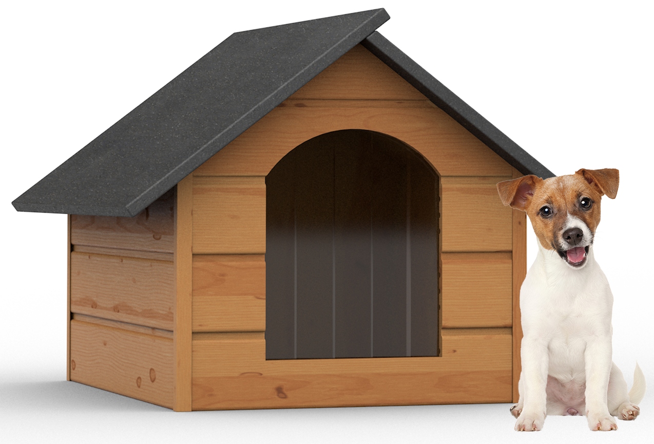 Buda Dla Psa L Ocieplana Różne Kolory+kurtyna+gratis